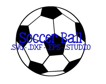 Soccer Ball Cut File - Soccer Ball Clip Art - Soccer Ball SVG - Soccer Ball DXF - Soccer Ball EPS - Soccer Ball Silhouette Studio File