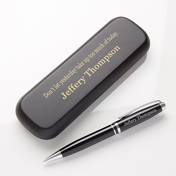 10 Quotes Personalized Pen Set by PersonalizationMall on Etsy