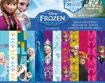 25% OFF - Disney's Frozen Mega Scrapbook Paper Pad 150 Sheets