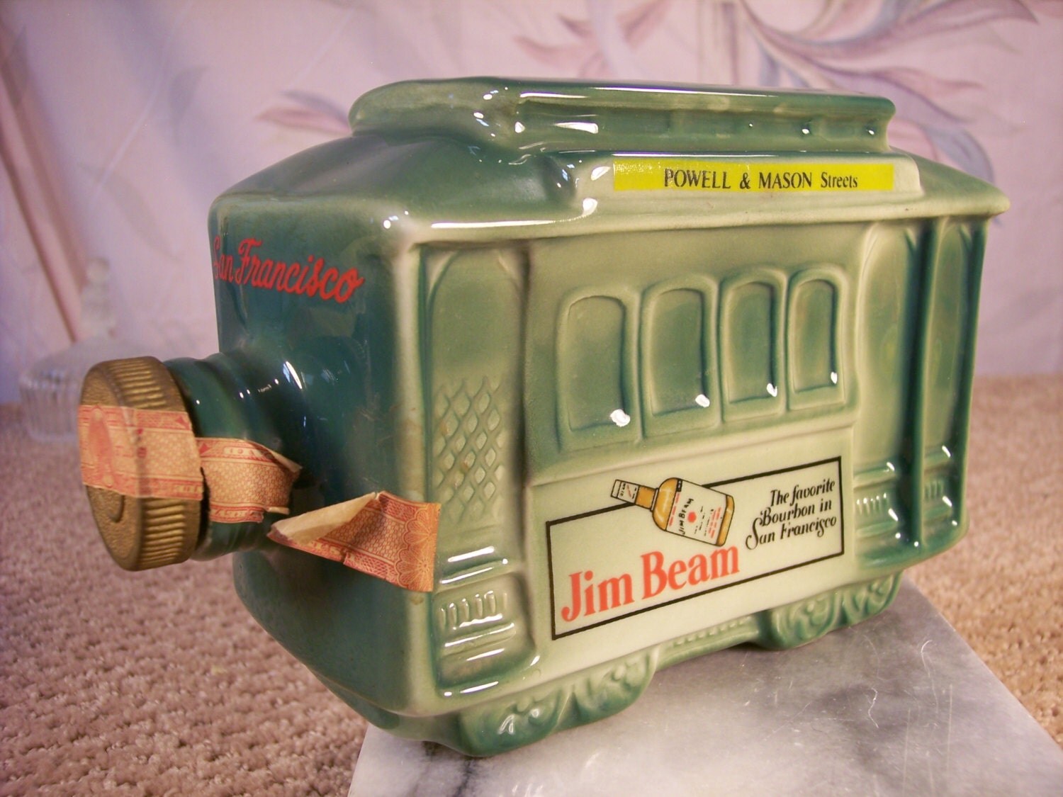 1968 Jim Beam Cable Car Decanter