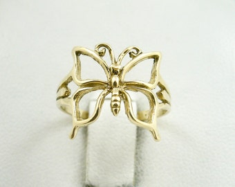 Items similar to Vintage14K Solid Yellow GOLD Large Runway Shrimp Hoop ...