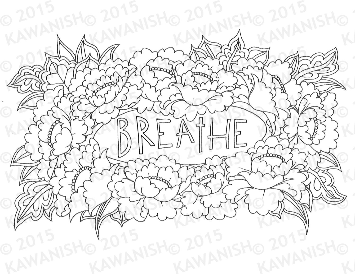 Breathe Coloring Page Coloring Pages