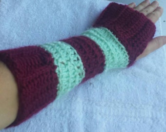 New and Unique Handmade arm warmers, fingerless gloves