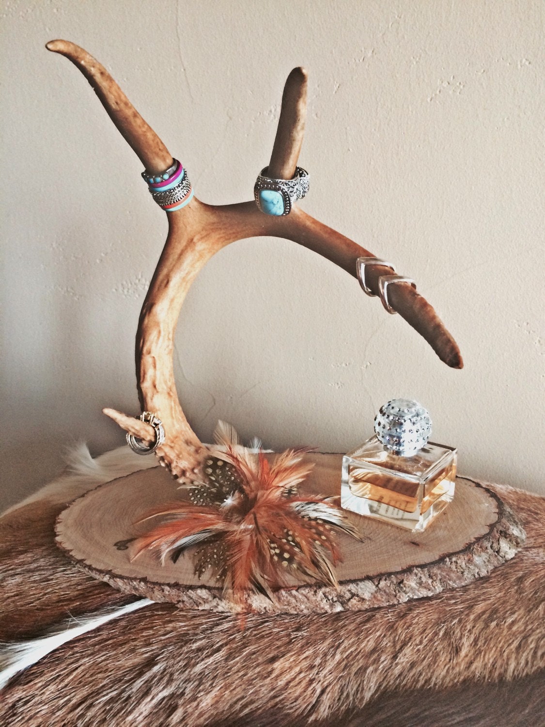 Deer Antler Jewelry Holder