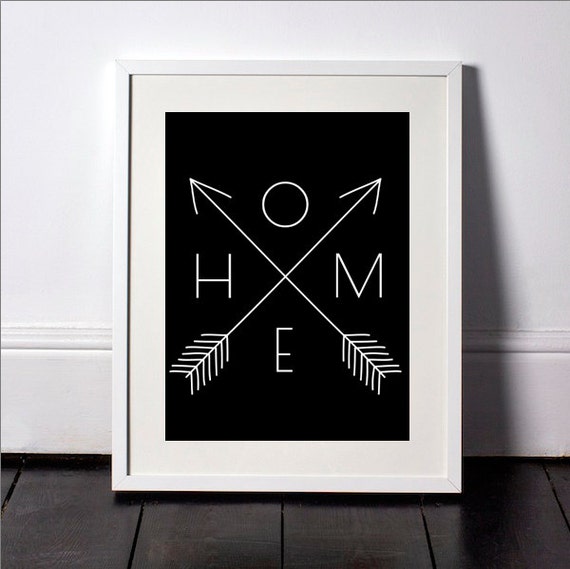 Black Wall Print Black and White Home Wall Art by SvetaNPrints