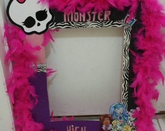 Monster High Birthday photo booth,Monster High hair bow,Monster High Birthday, Monster High Invites,Monster High shirt,Monster high tutu