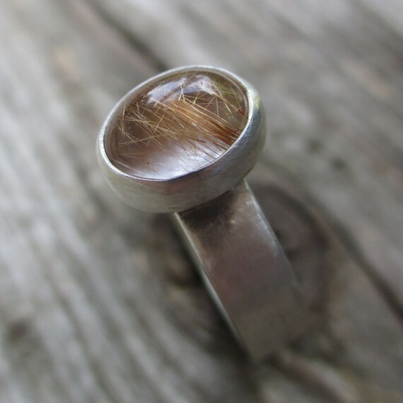 Spinning Straw into Gold. Rutilated Quartz by LunasaDesigns