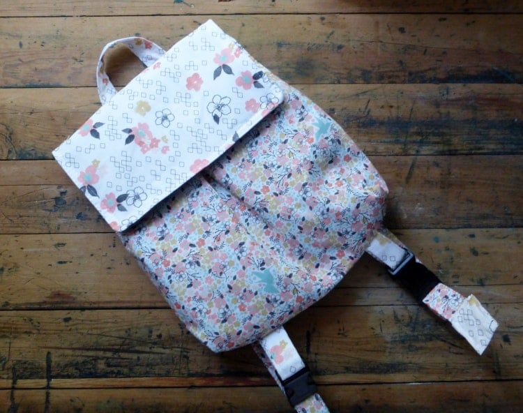 Child Feeding Tube Backpack Custom Fabric Light by retrofied