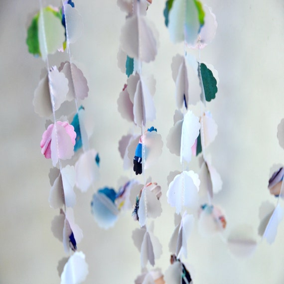 Pastel Bauble Garland Paper Decoration Paper Garland New