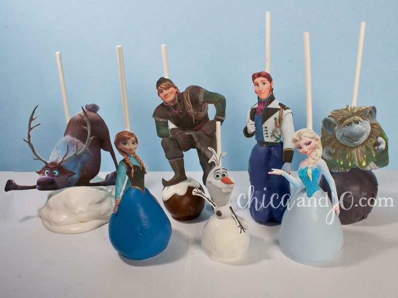 Disney Frozen Cake Pop Topper Printables DIGITAL by chicaandjo