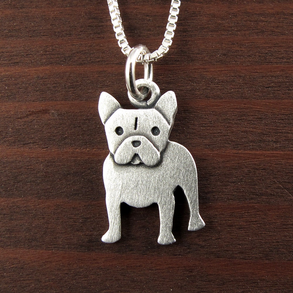 Tiny French Bulldog necklace / pendant