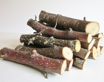 Pear Wood Pet Chews, Pet Supply, Chinchilla Guinea Pig Hamster Rat Toy, Organic Pear Mini Logs, Pet Dental Care, Fruit Wood Chews, Rat Treat