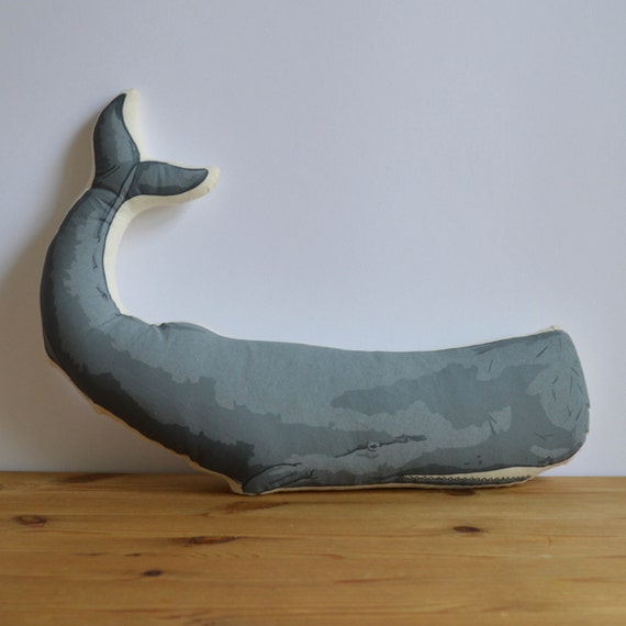 Sale Plush Sperm Whale Pillow By Shannonbroder On Etsy