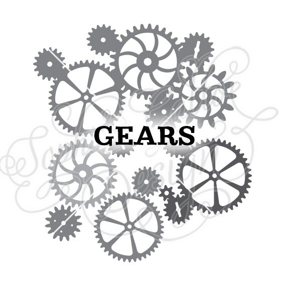 steampunk gears clipart - photo #40