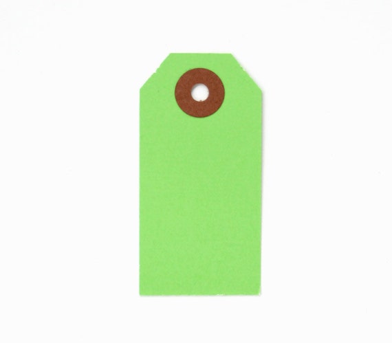 25 Green Little Parcel Tags, Green Gift Tags, Christmas Gift Tags, Holiday Gift Tags Il_570xn