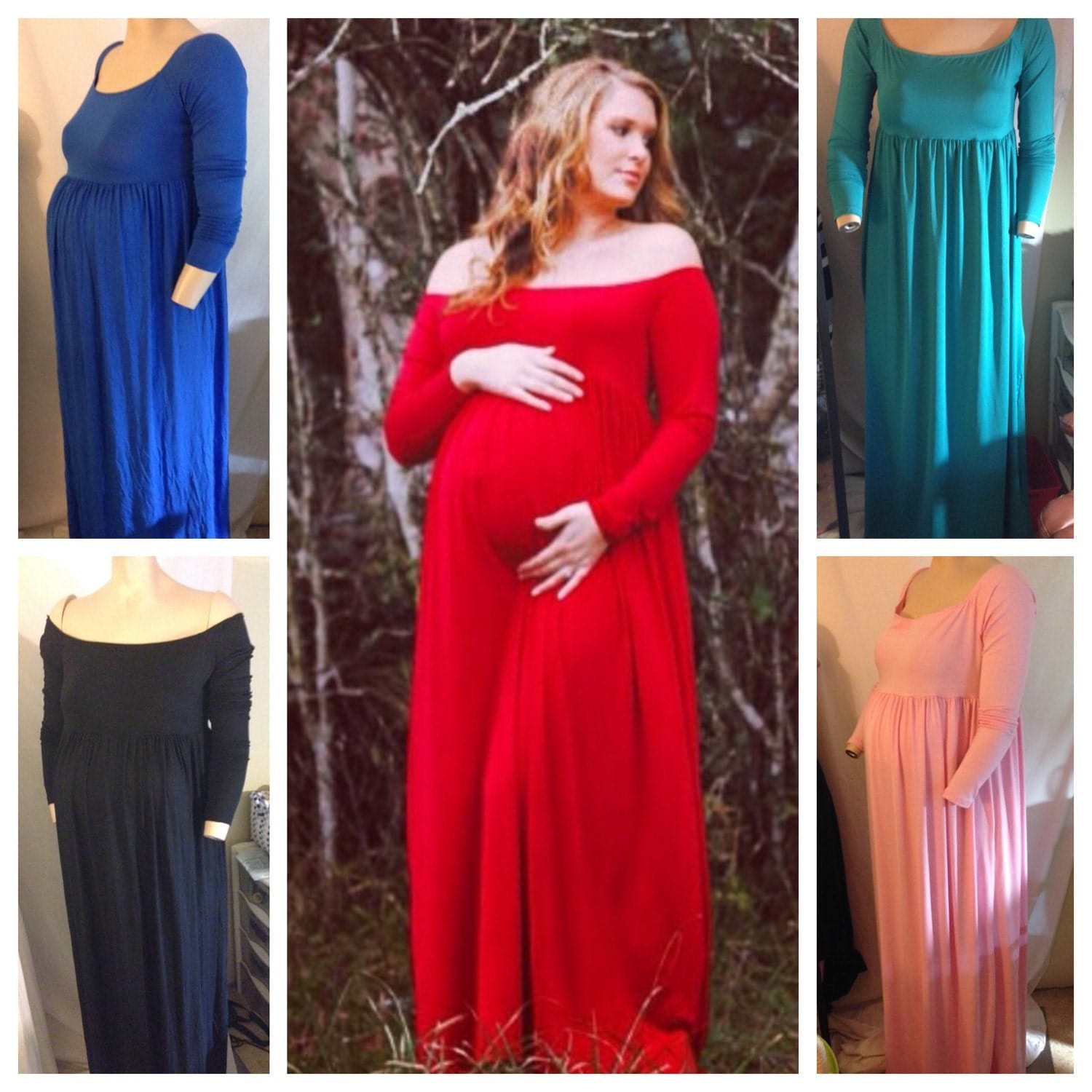 Maternity Dresses / long maxi/ baby doll maternity / by LysaBo