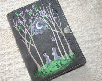 Bunnys in the Moon Light Kindle Cover or Book Cover