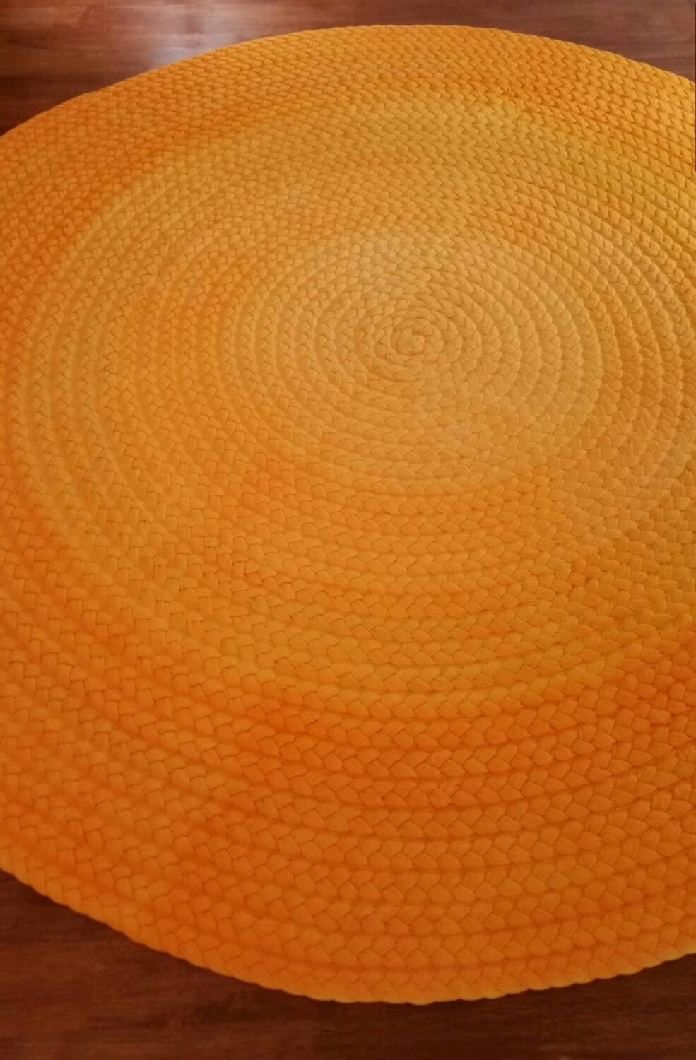 50 OFF SALE 60 round cotton braided rug Deep by greenatheartrugs