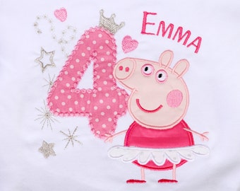 Peppa Pig Birthday Shirt