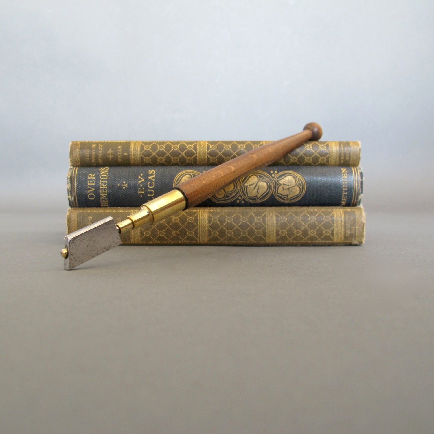 Antique Glass Cutting Tool from England Rosewood Diamond