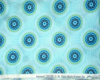 Anna Maria Horner Innocent Crush Bubble Burst turquoise Free Spirit fabric FQ or more