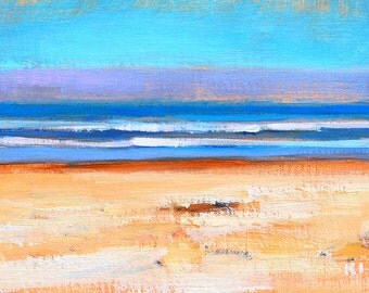 Coronado Beach Landscape Painting Original Oil