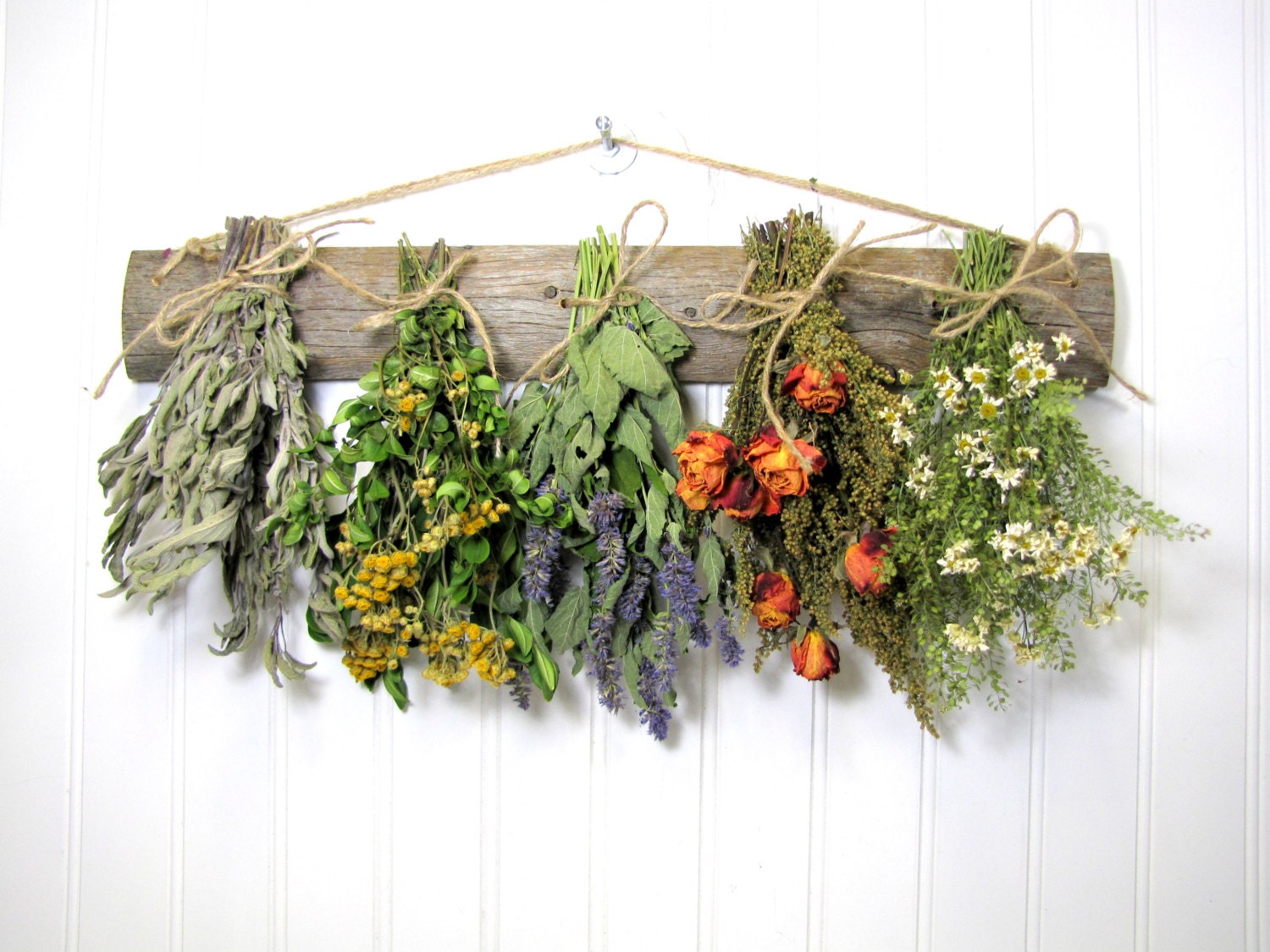 Dried Herb Rack Rustic Drying Rack for Herbs or Flowers
