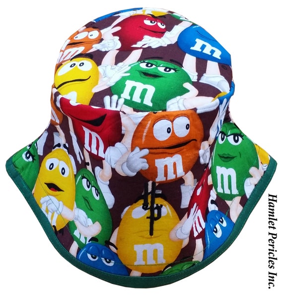 Mandms Chocolate Candy Bucket Hat Chocolate Hat Colorful