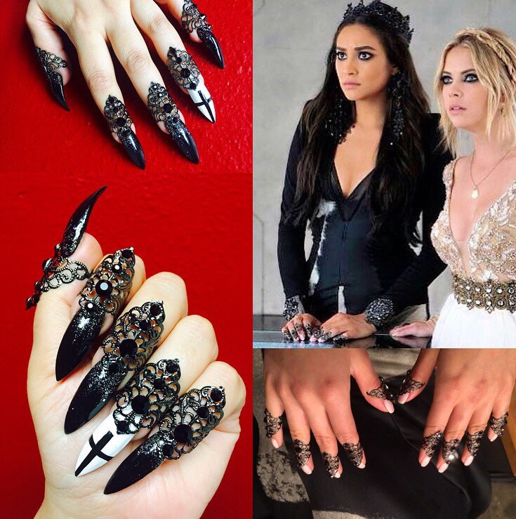 Emily nail tips set of 5 adjustable rings