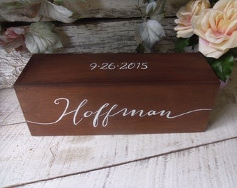 Wine Box, Wedding Wine Box,Wedding Gift, Anniversary Gift, Love Letter Box, Wine Ceremony