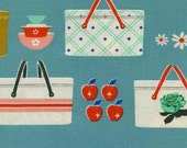 Cotton + Steel - Melody Miller - Picnic - Picnic Basket Blue