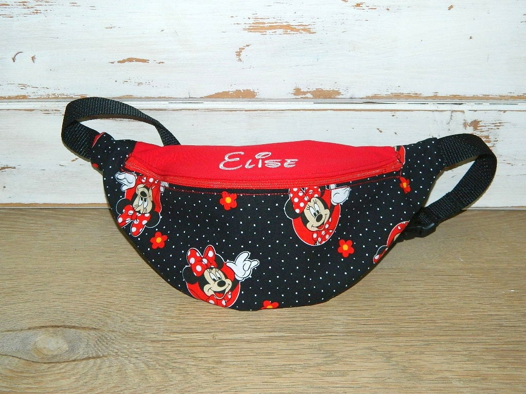 Disney Minnie Mouse Fanny Pack With or Without Embroidered