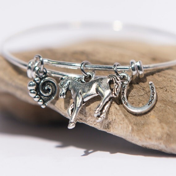 Horse Jewelry Bracelet Horse Lover Bracelet Equestrian