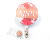 thumbnail image 2 of Social Worker Badge Reel Social Work Badge Reel Cute Badge Reel Gift For Social Worker Social Workers Badge Clip Social Workers Gift Hearts 2 of 10
