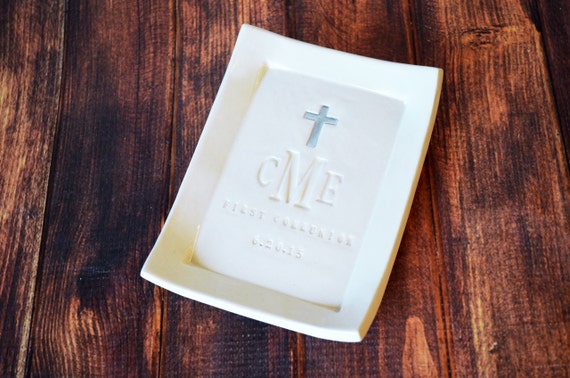 First Communion Gift - Personalized Miniature Platter 