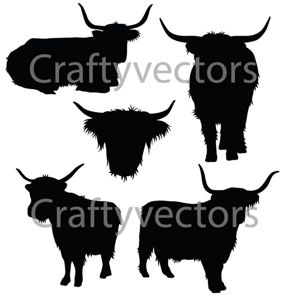 Free Free 87 Silhouette Highland Cow Svg Free SVG PNG EPS DXF File
