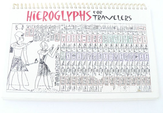 Hieroglyphs For Travelers Book Guide Author Thomas F