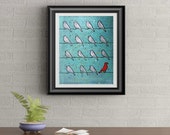 Be Different Signed Art Print of Original Sold Painting By Rafi Perez