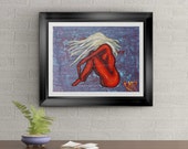 Wanderer Signed Art Print of Signature Original By Rafi Perez