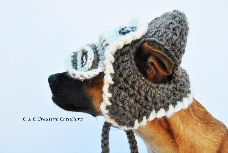 Aviator Dog Hat Pet Hat Cat Hat Dog by CCCreativeCreations