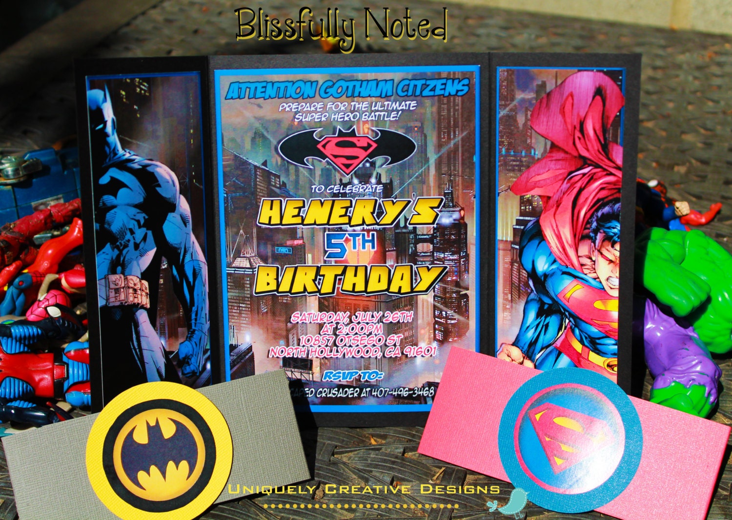 Batman Vs Superman Printable Invitations 9