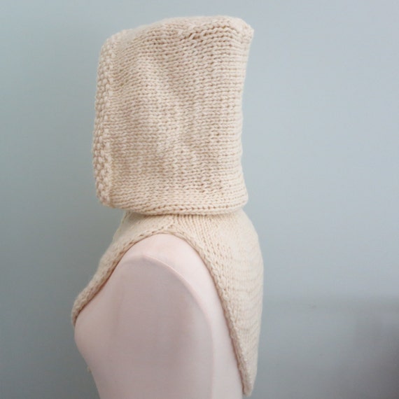 Hoodie Knitting Pattern Hood and Cowl Bandana Cowl Hat