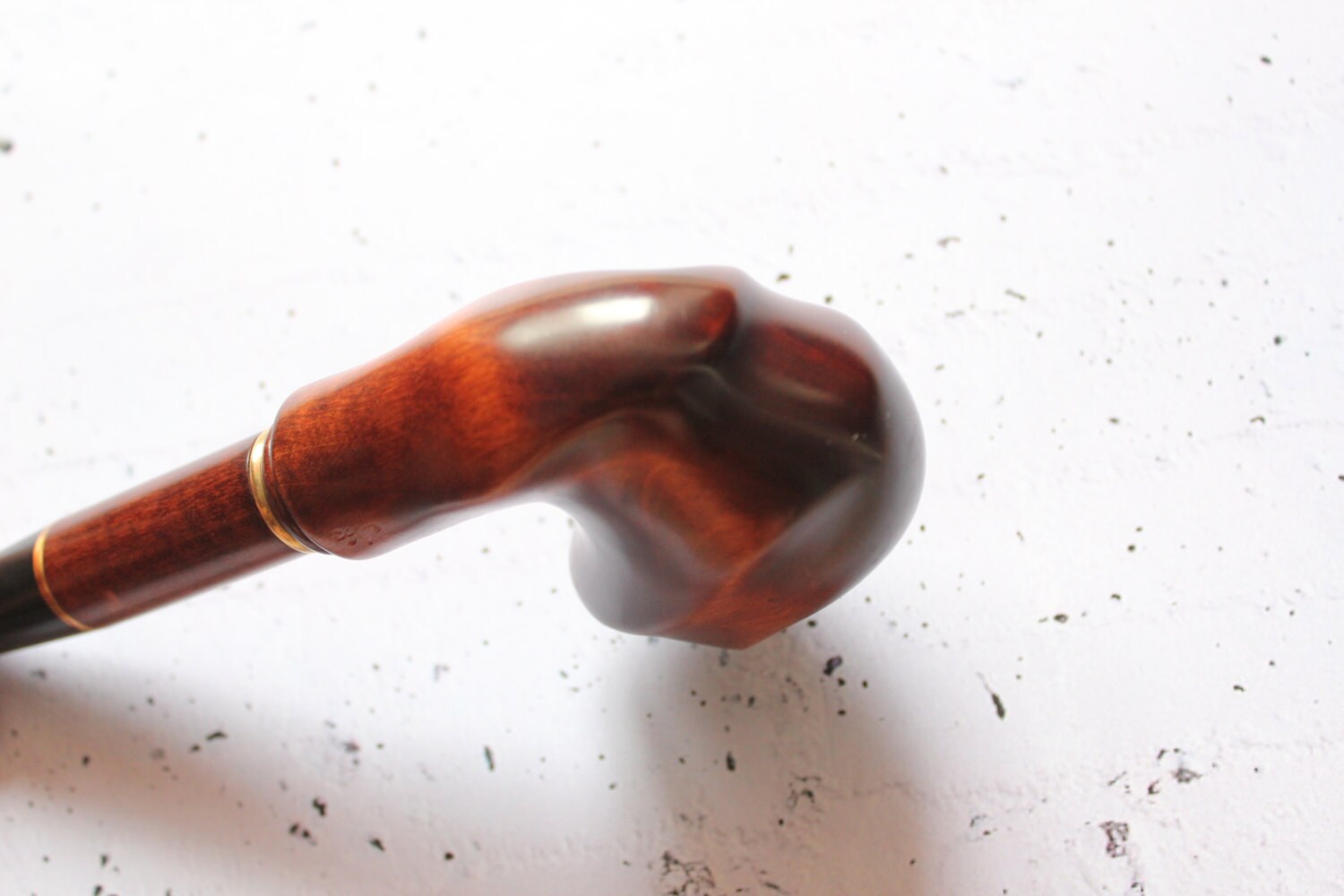 Tobacco pipe. wooden pipe. smoking bowl. wood tobacco pipe.
