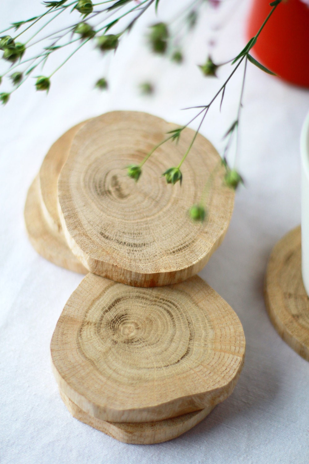 9 peaces Wooden coasters drink coaster wood coaster by Holeybox