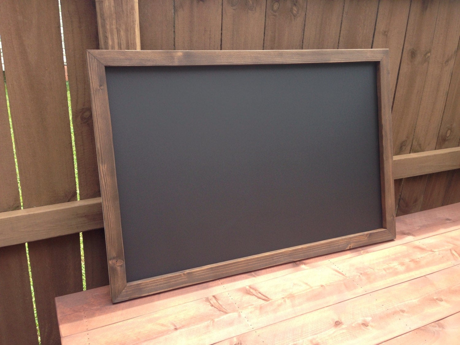 Rustic Framed MAGNETIC Chalkboard Rustic Wedding Chalkboard