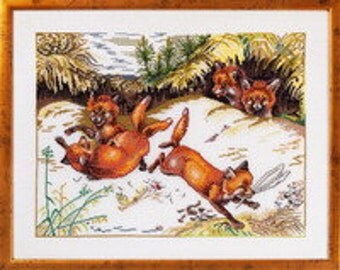 Eva Rosenstand Cross Stitch Kit - Fox Earth
