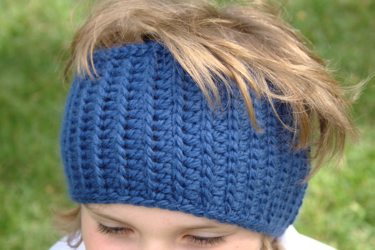 Crochet Pattern Child Ear Warmer Pattern by HiddenMeadowCrochet