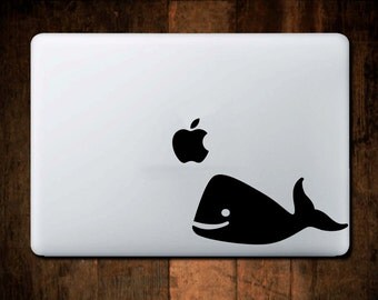 Whale Orca Decal MacBook Decal, Shark Week, Laptop decal, Laptop Sticker, Macbook decal, Window Decal, ipad decal