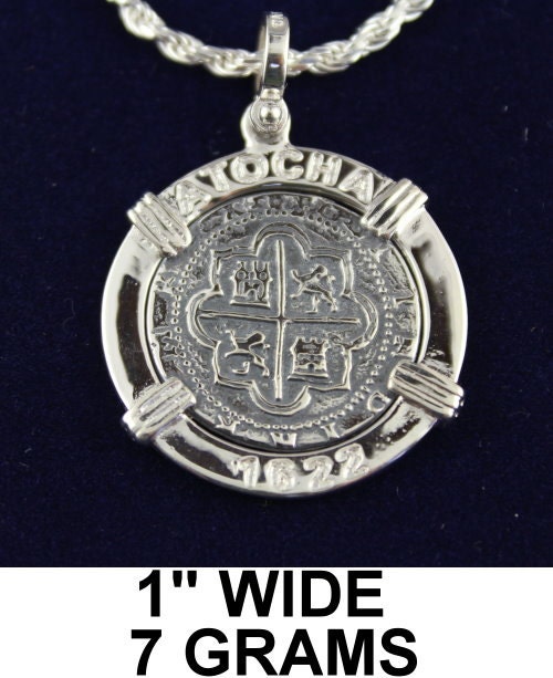 Atocha 1622 Jewelry Pendant Key West Florida Coin 1985 Mel