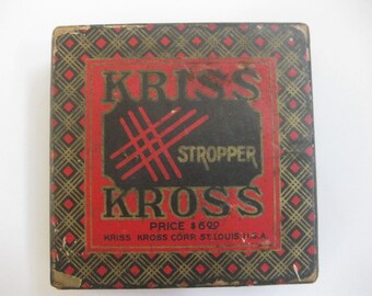 Kriss Kross razor blade sharpener